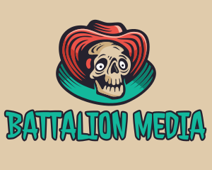 Hat Skeleton Gaming logo design