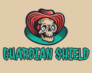 Hat Skeleton Gaming logo design