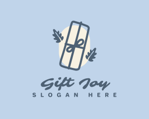 Blue Gift Box  logo design