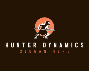 Spear Hunter Caveman logo