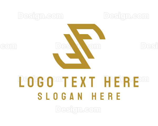 Generic Business Letter F Logo