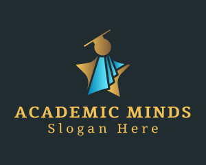 Star Student Graduation logo design