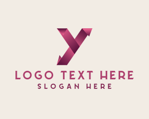 Modern Agency Letter Y logo