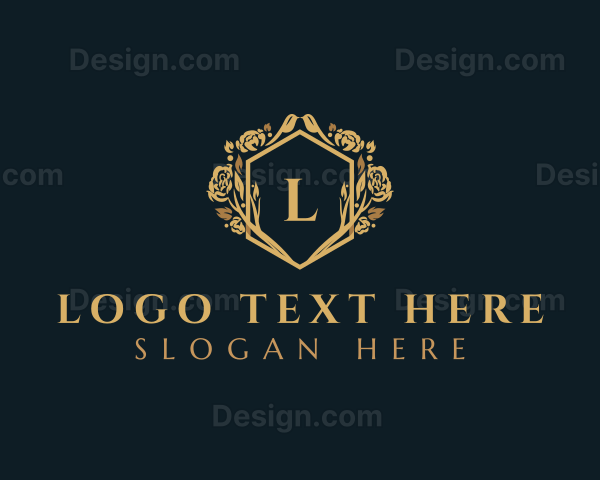 Luxury Floral Boutique Logo