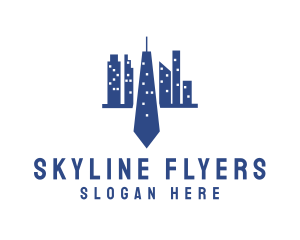 Building Skyline Tie logo design