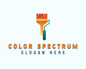 Paint Roller Paintbrush logo