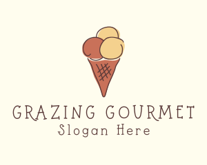 Ice Cream Dessert  logo design