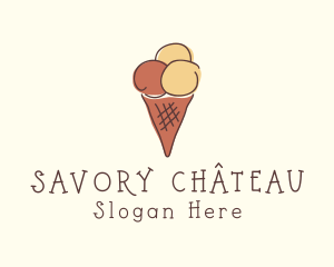 Ice Cream Dessert  logo design