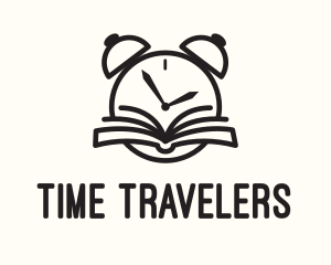 Reading Time Clock logo design