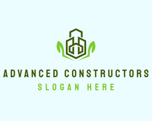 Natural Eco Buildings logo design