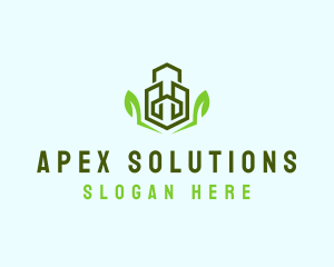 Natural Eco Buildings logo design