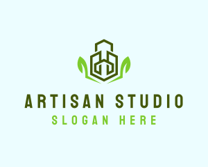 Natural Eco Buildings logo design