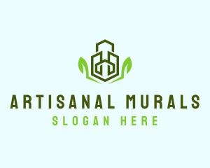 Natural Eco Buildings logo design