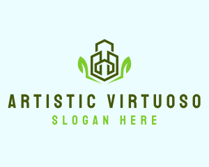 Natural Eco Buildings logo design