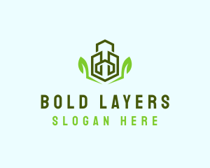 Natural Eco Buildings logo design