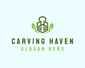 Natural Eco Buildings logo design