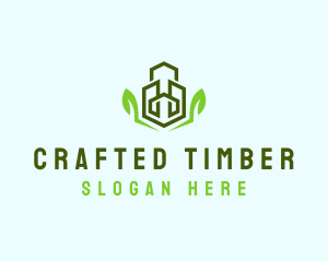 Natural Eco Buildings logo design