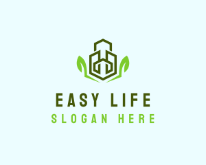 Natural Eco Buildings logo design