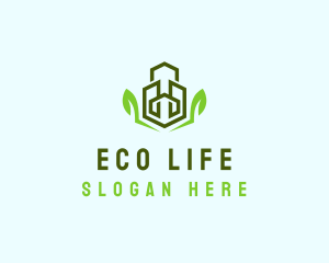 Natural Eco Buildings logo design