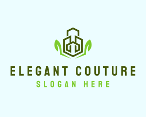 Natural Eco Buildings logo design