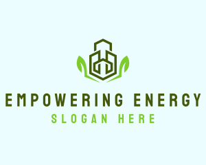 Natural Eco Buildings logo design