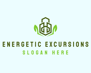 Natural Eco Buildings logo design