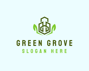 Natural Eco Buildings logo design