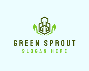 Natural Eco Buildings logo design