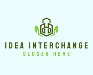 Natural Eco Buildings logo design