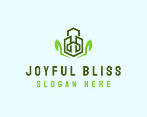 Natural Eco Buildings logo design