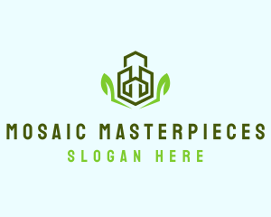 Natural Eco Buildings logo design