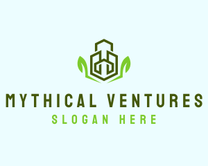 Natural Eco Buildings logo design