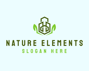 Natural Eco Buildings logo design