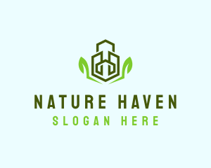 Natural Eco Buildings logo design