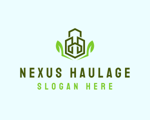 Natural Eco Buildings logo design