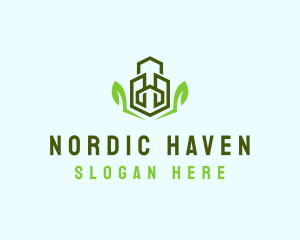 Natural Eco Buildings logo design