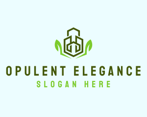 Natural Eco Buildings logo design