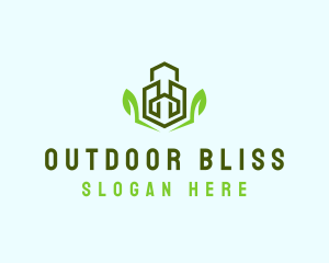 Natural Eco Buildings logo design