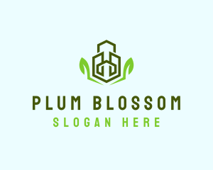 Natural Eco Buildings logo design