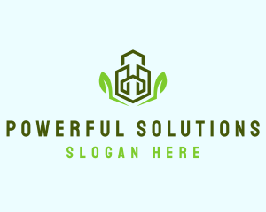 Natural Eco Buildings logo design