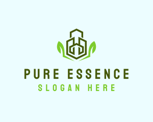 Natural Eco Buildings logo design