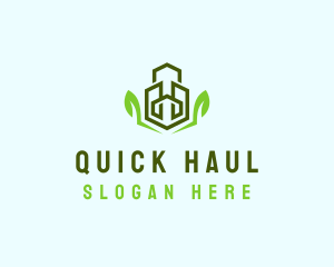 Natural Eco Buildings logo design