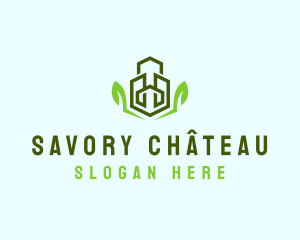 Natural Eco Buildings logo design