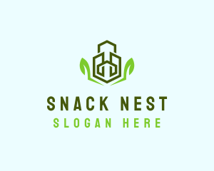 Natural Eco Buildings logo design