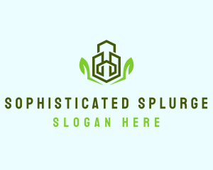 Natural Eco Buildings logo design