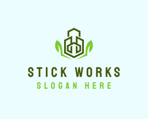 Natural Eco Buildings logo design