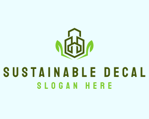 Natural Eco Buildings logo design