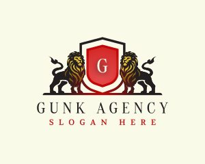 Lion Regal Agency logo design