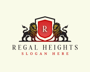 Lion Regal Agency logo design