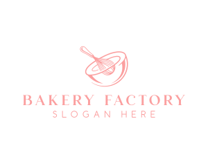 Bakery Bowl Whisk logo design